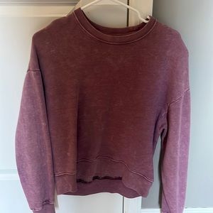 Dark pink, Hollister crew neck, good condition.